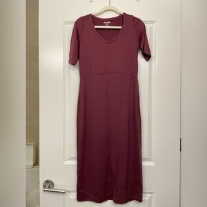Wool& London Dress in Plum, size Small